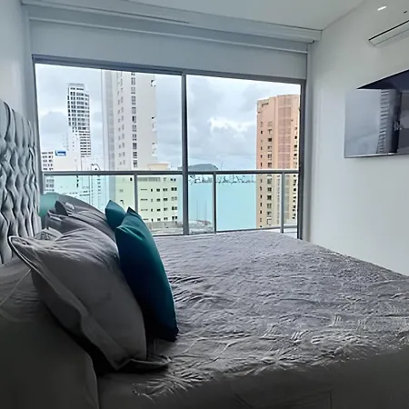 Hermoso Apto De 1 Hab Con Vista Al Mar - Piso 16! * Cartagena