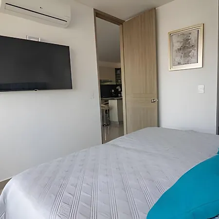 Hermoso Apto De 1 Hab Con Vista Al Mar - Piso 16! Apartamento Cartagena