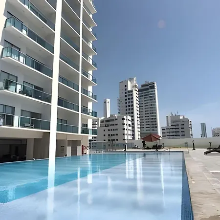 Hermoso Apto De 1 Hab Con Vista Al Mar - Piso 16! Cartagena